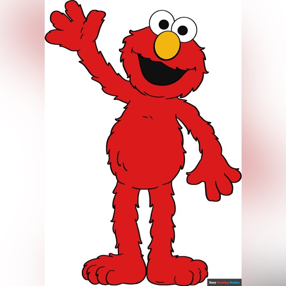 Elmo LIFE SIZE Cardboard Cutout with Free Shipping